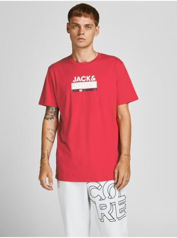 Tričká s krátkym rukávom pre mužov Jack & Jones - červená