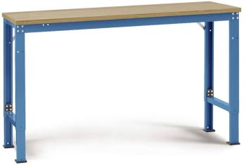 Manuflex AU7035.5007 UNIVERSAL špeciálny pracovný základný stôl s multiplexovou doskou, ŠxHxV = 1250 x 800 x 722-1022 mm