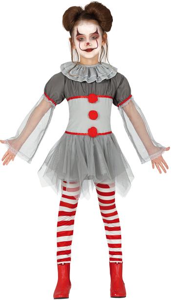 Guirca Detský kostým - Zlý Klaun dievča Veľkosť - deti: XL