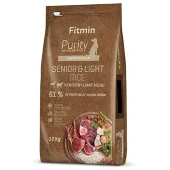 Fitmin Purity Dog Rice Senior & Light Venison & Lamb  12 kg (8595237016013)