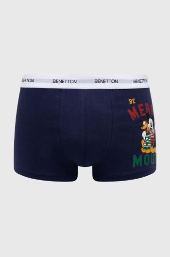 Boxerky United Colors of Benetton x Disney pánske, tmavomodrá farba