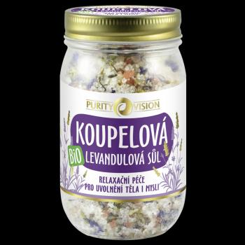 Purity Vision Bio Levanduľová kúpeľová soľ 400 g