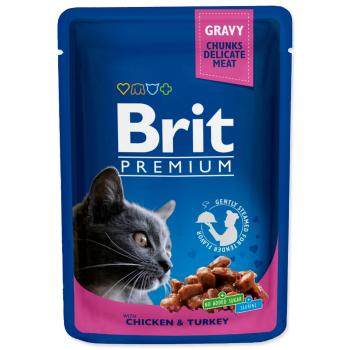 BRIT PREMIUM CAT KAPSICKA CHICKEN & TURKEY 100G (293-100273)