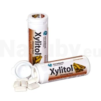Miradent Xylitol žvýkačky, skořice, 30ks