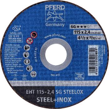 PFERD EHT 115-2,4 SG STEELOX 61340432 rezný kotúč rovný  115 mm 22.23 mm 25 ks