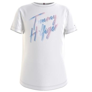 Tommy Hilfiger  KG0KG05870-YBR  Tričká s krátkym rukávom Biela