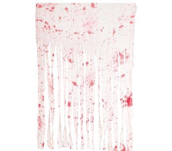Guirca Visiaca dekorácia - Krvavý záves Halloween 115 x 150 cm