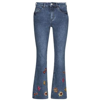 Desigual  DENIM_NICOLE  Rovné džínsy Modrá