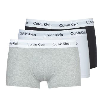 Calvin Klein Jeans  COTTON STRECH LOW RISE TRUNK X 3  Boxerky Čierna