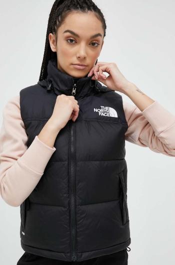 Vesta The North Face 1996 RETRO NUPTSE VEST dámska, čierna farba, zimná