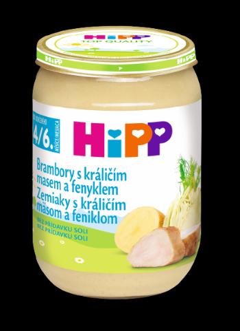 HiPP Zemiaky s králičím mäsom a feniklom 190 g