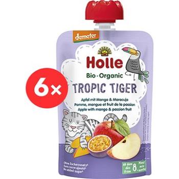 HOLLE Tropic Tiger BIO jablko mango a marakuja 6× 100 g (7640161877405)