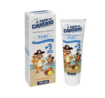 Pasta del Capitano Baby Tutti-Frutti detská zubná pasta 75 ml