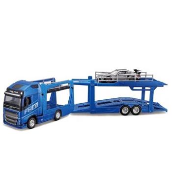 Bburago 1:43 STR FIRE Multicar Carrier – Volvo FH16 w/Porsche 911 GT2 RS (4893993314638)