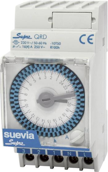 Suevia SUPRA QRD časovač na DIN lištu analógový  230 V/AC 16 A/250 V