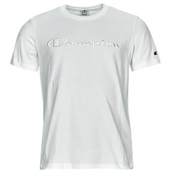 Champion  Tričká s krátkym rukávom Crewneck T-Shirt  Biela