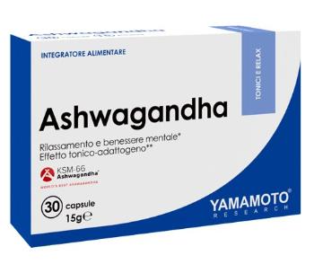 Ashwagandha (zlepšuje regeneráciu svalov) - Yamamoto  30 kaps.