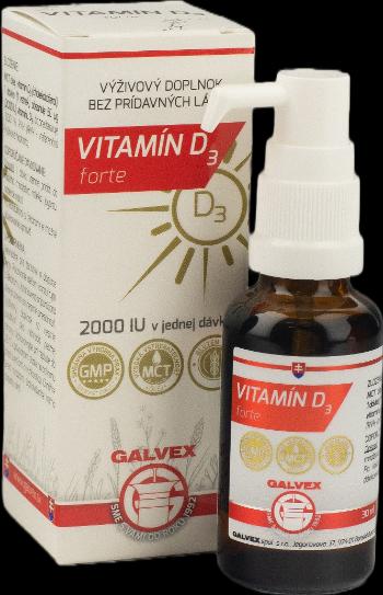 Galvex Vitamín D3 kvapky 30 ml