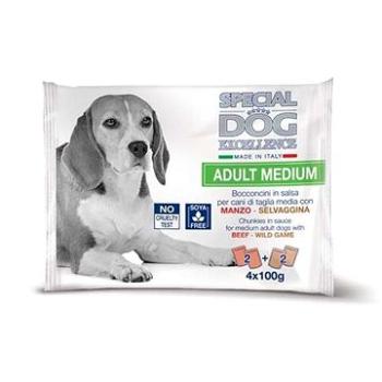 Monge Special Dog Excellence Medium Adult hovädzia a zver multi pack 4×100g (8009470061711)