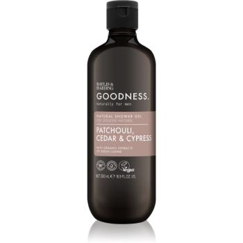 Baylis & Harding Goodness Patchouli, Cedar & Cypress sprchový gél pre mužov 500 ml