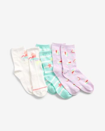 GAP Ponožky 3 páry detské Viacfarebná