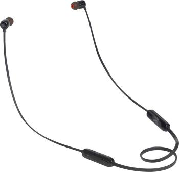 JBL T110BT Bluetooth Hi-Fi štupľové slúchadlá do uší  čierna