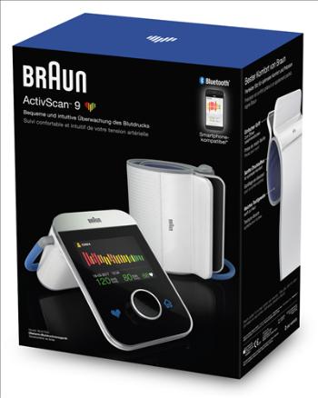 Braun ActivScan™ 9 BUA7200 Ramenný tlakomer s bluetooth