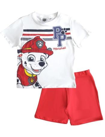 Paw patrol marshall červeno-biele chlapčenské pyžamo vel. 108