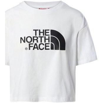 The North Face  Tričká s krátkym rukávom Cropped Easy Tee  Biela