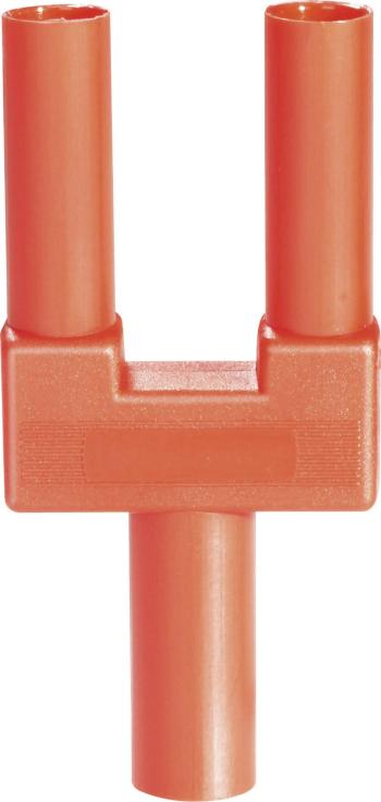 Schnepp SI-FK 19/4 mB rt bezpečnostný skratovacej mostík červená Ø pin: 4 mm Rozostup hrotov: 19 mm 1 ks