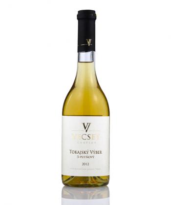 Chateau Vécsey Tokajský Výber 3 putňový 0,5l (10,9%)