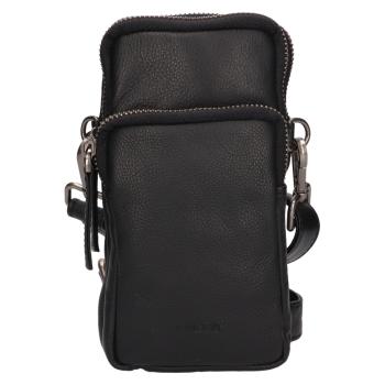 Lagen Dámska kožená crossbody kabelka BLC-23/2286 BLK