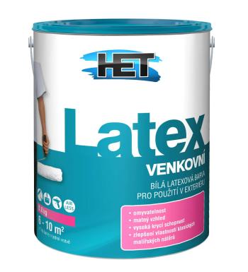 HET Latex vonkajší 0,8 kg biela matná