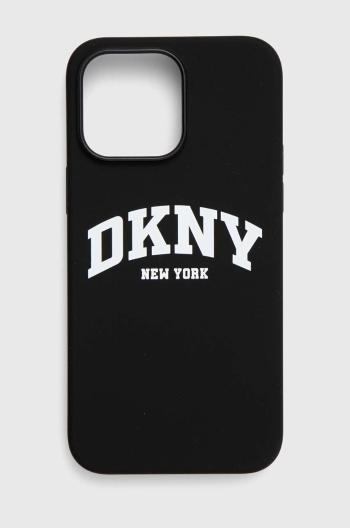 Puzdro na mobil Dkny  iPhone 14 Pro Max 6.7" čierna farba, DKHMP14XSNYACH,