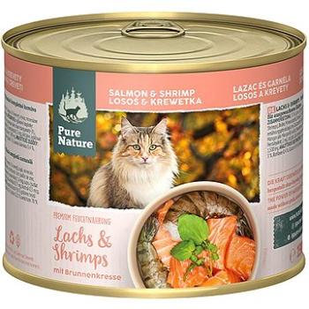 Pure Nature Cat Adult konzerva Losos a Krevety 190 g (RD-PNCA00190SS-5837-CS)