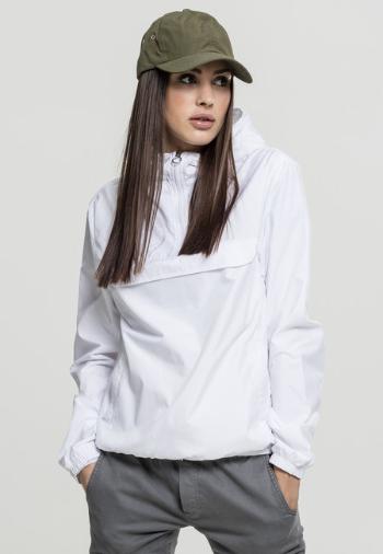 Urban Classics Ladies Basic Pull Over Jacket white - L
