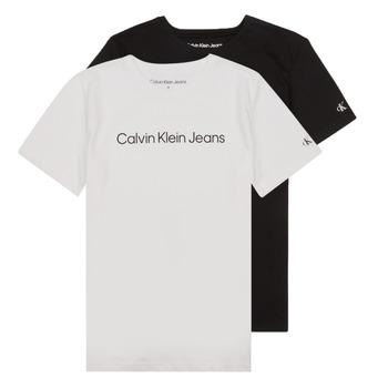 Calvin Klein Jeans  Tričká s krátkym rukávom CKJ LOGO 2-PACK T-SHIRT X2  Viacfarebná
