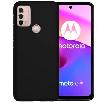 IZMAEL Motorola Moto E40 Silikonové púzdro Soft Color pro Motorola Moto E40   KP24412 čierna