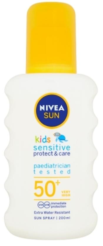 Nivea SUN Detský sprej na opaľovanie Sensitive OF50+ 200 ml