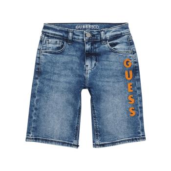 Guess  DENIM SHORT  Šortky/Bermudy Modrá