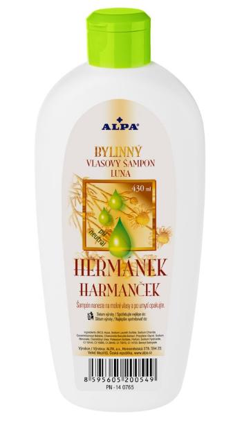 Alpa Luna Harmanček vlasový šampón bylinný 430 ml