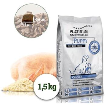 Platinum Natural Puppy Chicken, kuracie, pre šteňatá, 1,5 kg (4260208740054)