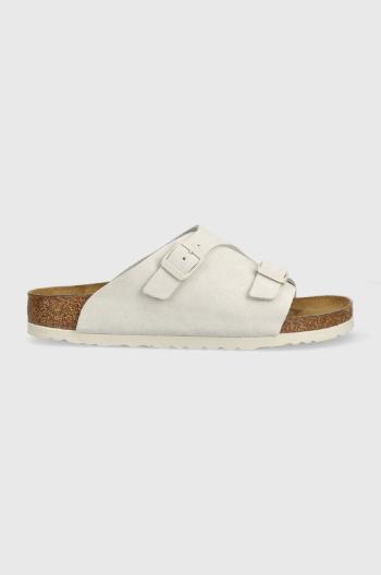 Semišové šľapky Birkenstock Zurich dámske, šedá farba