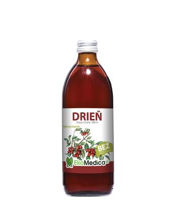 Drieň 100% šťava EKOMEDICA 500 ml