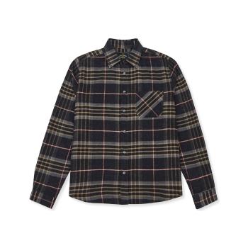 Portuguese Flannel  Arquive 72 Shirt - Grey  Košele s dlhým rukávom Šedá