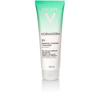 VICHY Normaderm 3 in 1 Scrub + Cleanser +  Mask 125 ml (3337875414067)