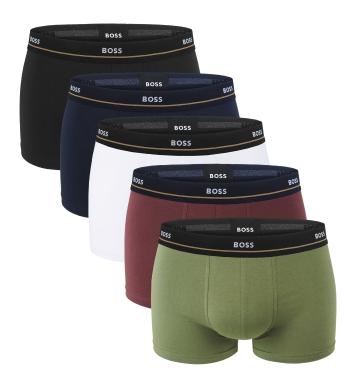 BOSS - boxerky 5PACK cotton stretch dark color combo - limitovana fashion edícia (HUGO BOSS)-M (83-89 cm)