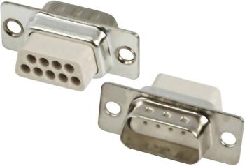 MH Connectors  MHDBC09SP-NW D-SUB kolíková lišta 180 ° Pólov: 9 krimpované  1 ks