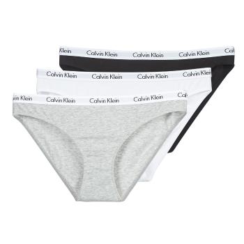 Calvin Klein Jeans  CAROUSEL BIKINI X 3  Klasické nohavičky Čierna