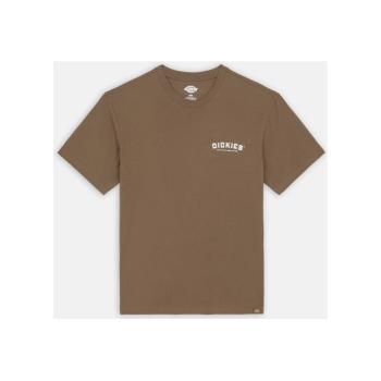 Dickies  BUILDER TEE SS  Tričká a polokošele Hnedá